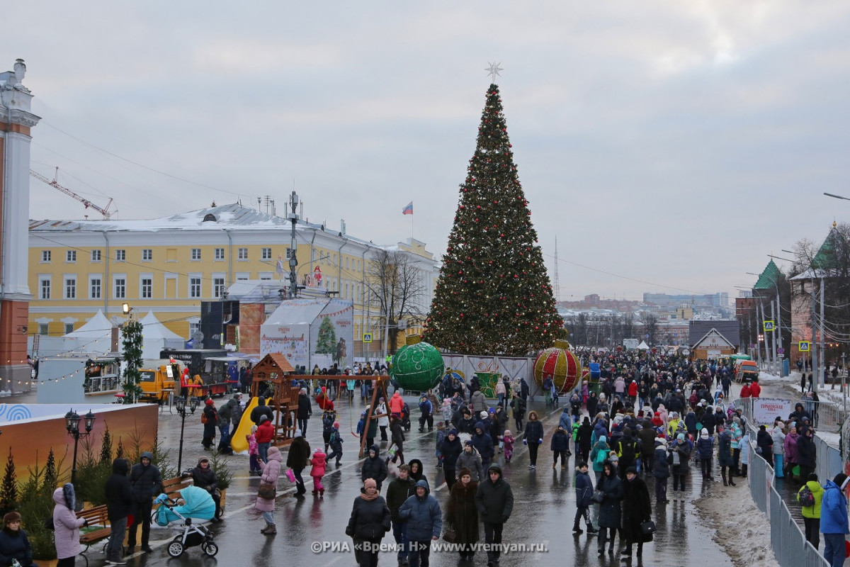283 тысячи человек приняли участие в новогодних мероприятиях в Нижнем Новгороде