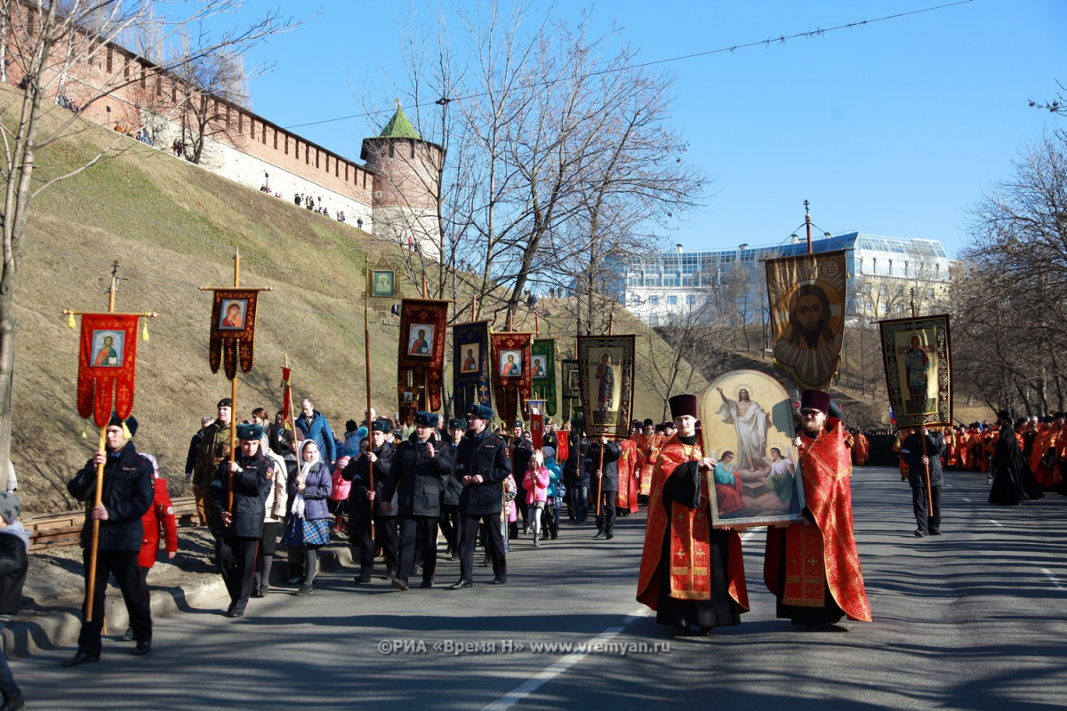 Великая Пасха крестный ход