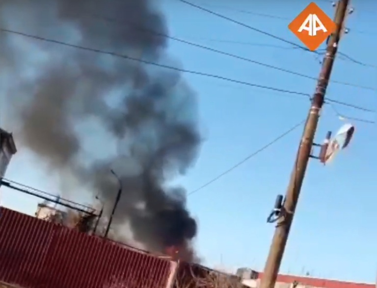 Очередной пожар произошел в промзоне Дзержинска
