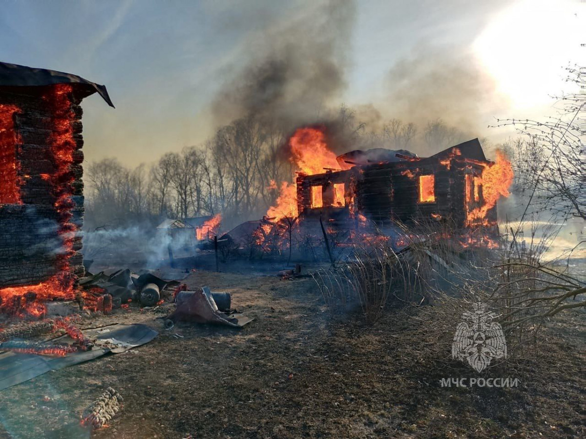 Садовый домик и четыре строения уничтожил пожар в нижегородском селе  Бестужево | Информационное агентство «Время Н»