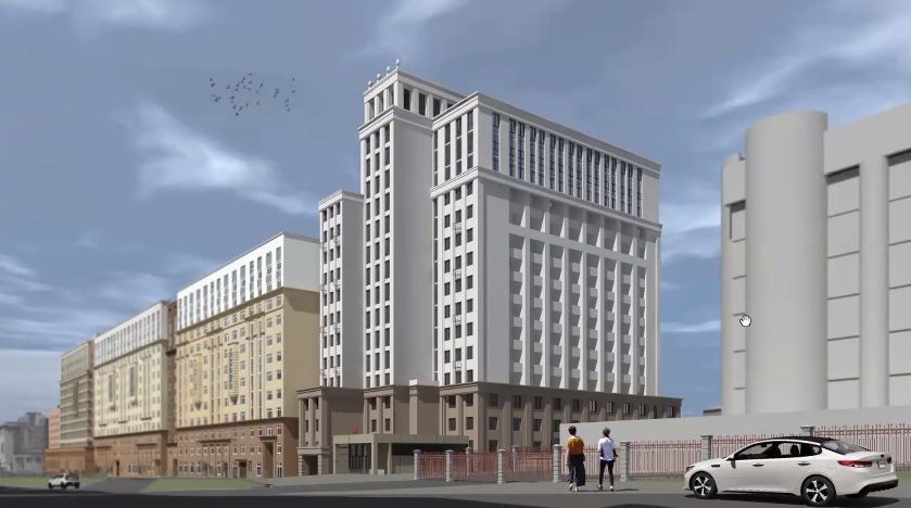 Высотку с апартаментами построят у здания МВД на улице Горького