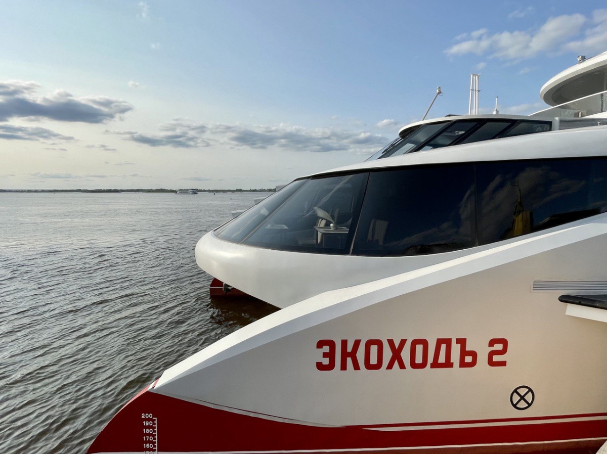 Два новых судна презентовали в Нижнем Новгороде