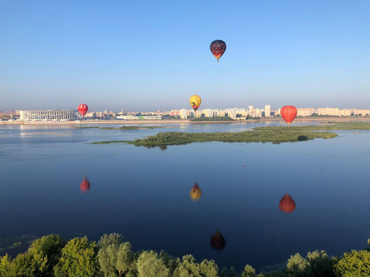 Фестиваль воздушных шаров в Нижнем Новгороде