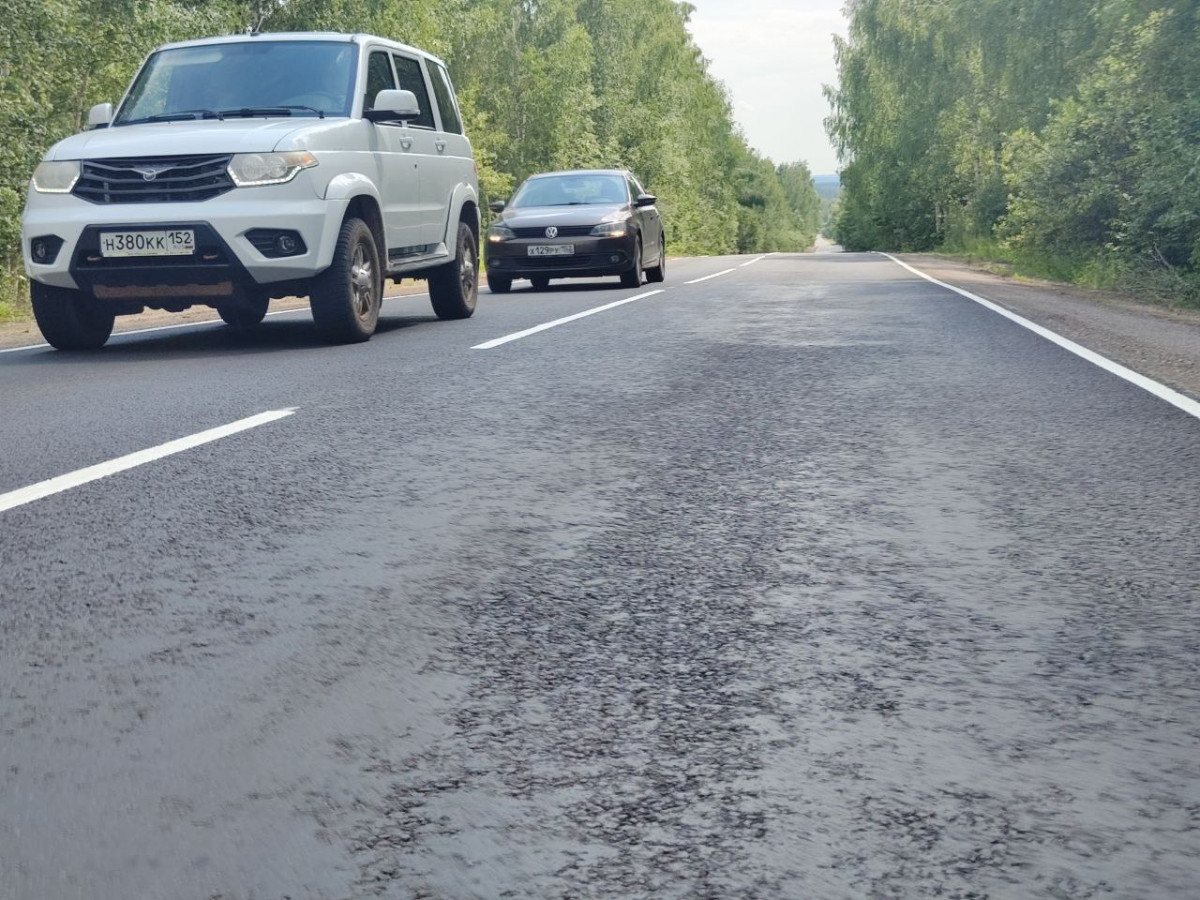 Участок дороги Павлово — Сосновское — Лесуново — Мухтолово отремонтировали по нацпроекту