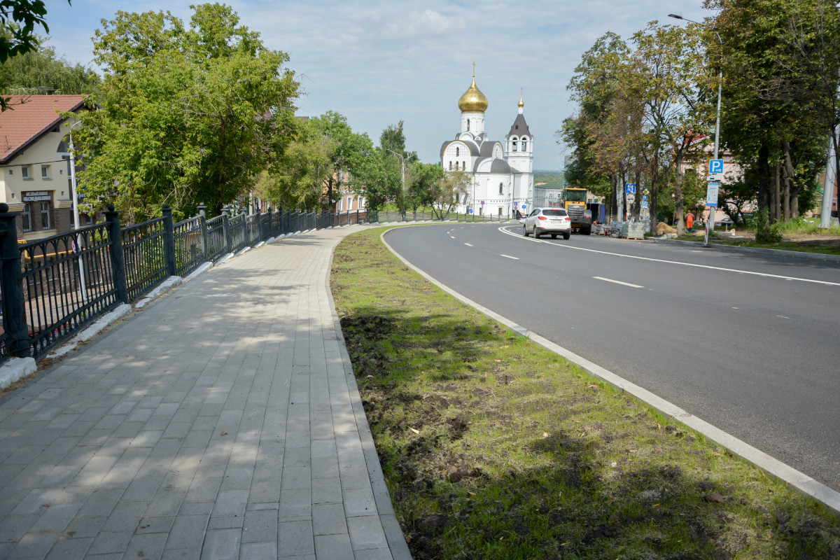 Завершается ремонт на Зеленском съезде и улице Широкой в Нижнем Новгороде