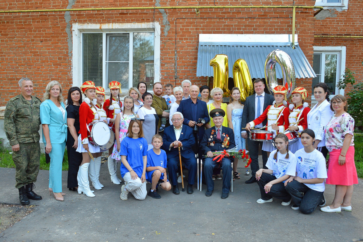 В Кулебаках отметили 100-летний юбилей ветерана Великой Отечественной войны  Геннадия Моргунова | Информационное агентство «Время Н»