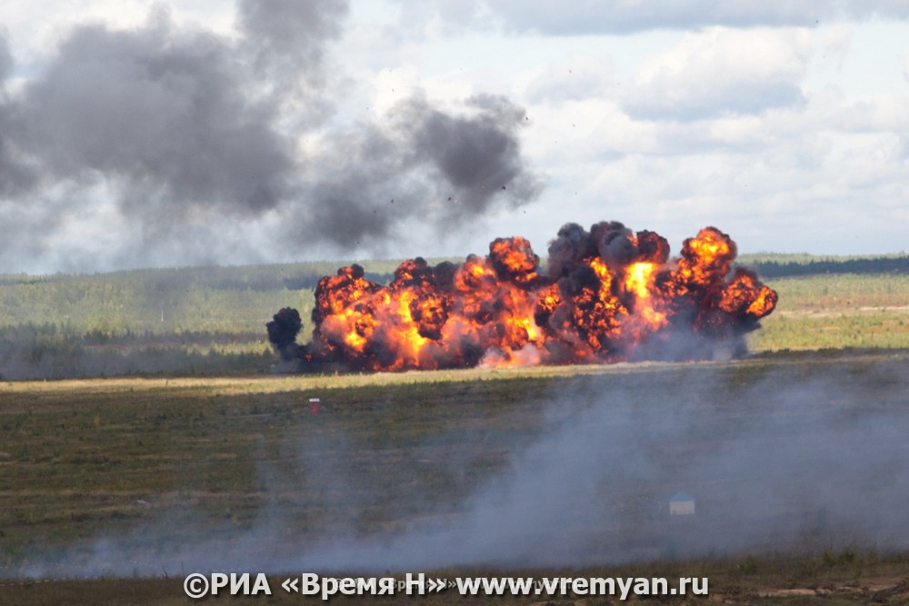 Большой пожар случился на полигоне ТБО в Балахнинском округе