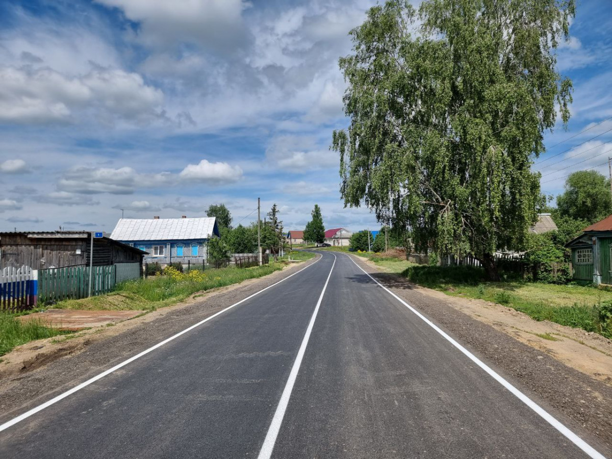 Дороги к селам Большое Болдино и Дивеево отремонтировали по нацпроекту