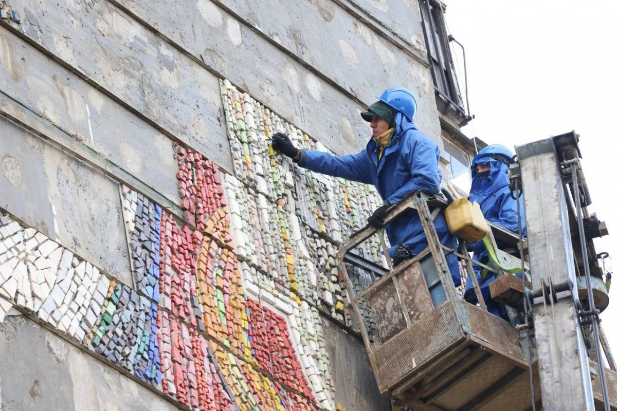 Мозаичное панно на Березовской будет восстановлено