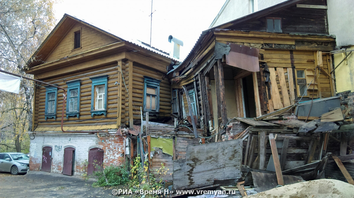 Восемь аварийных домов снесли на улице Циолковского в Нижнем Новгороде |  Информационное агентство «Время Н»