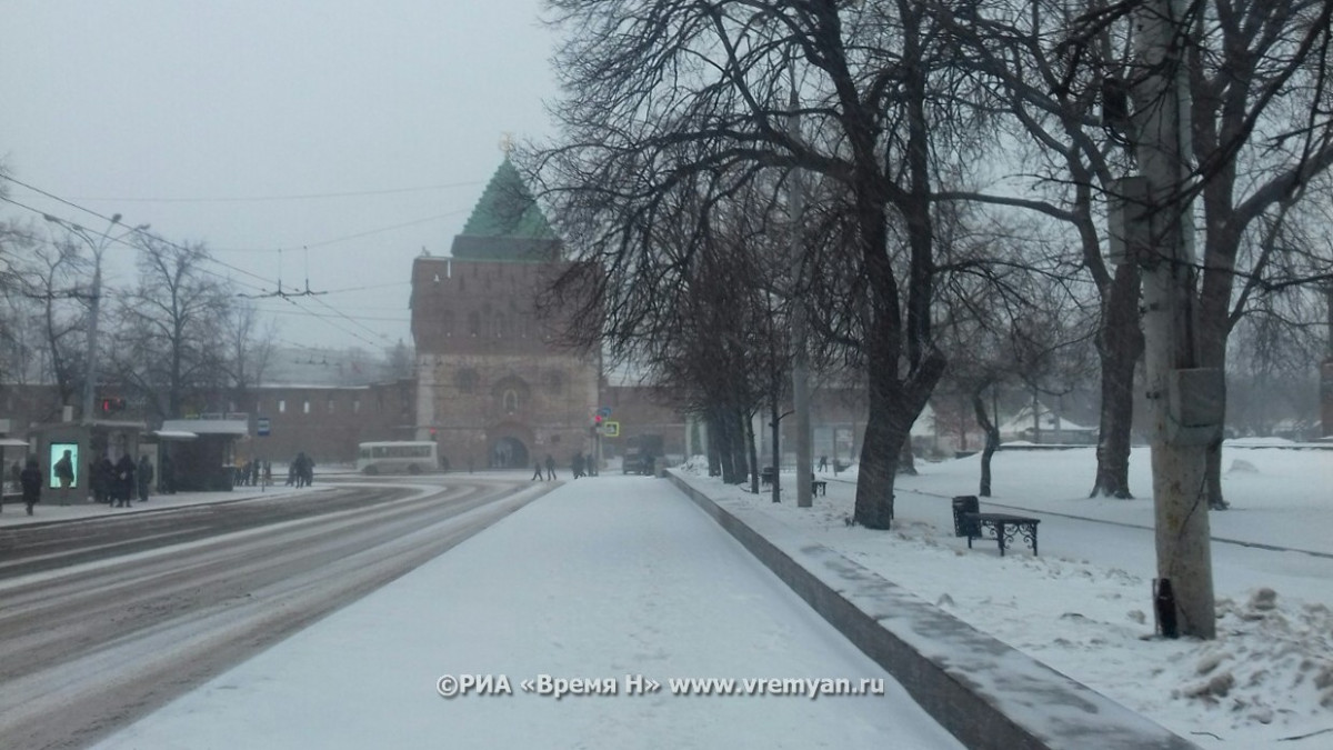 Снег продолжит идти в Нижнем Новгороде 4 декабря