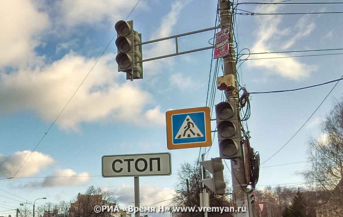 Девять светофоров не работают в Нижнем Новгороде 20 декабря