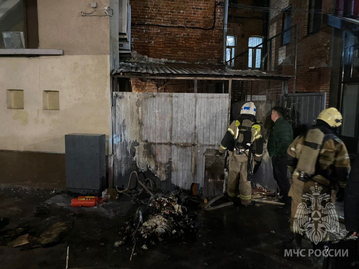 Стали известны подробности пожара на Октябрьской в Нижнем Новгороде
