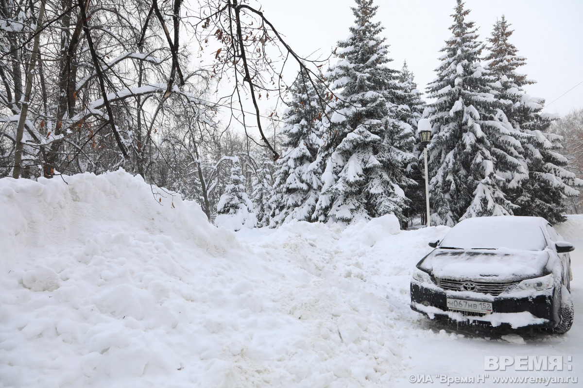 Сильный снег и гололед ожидается в Нижнем Новгороде в ближайшие сутки