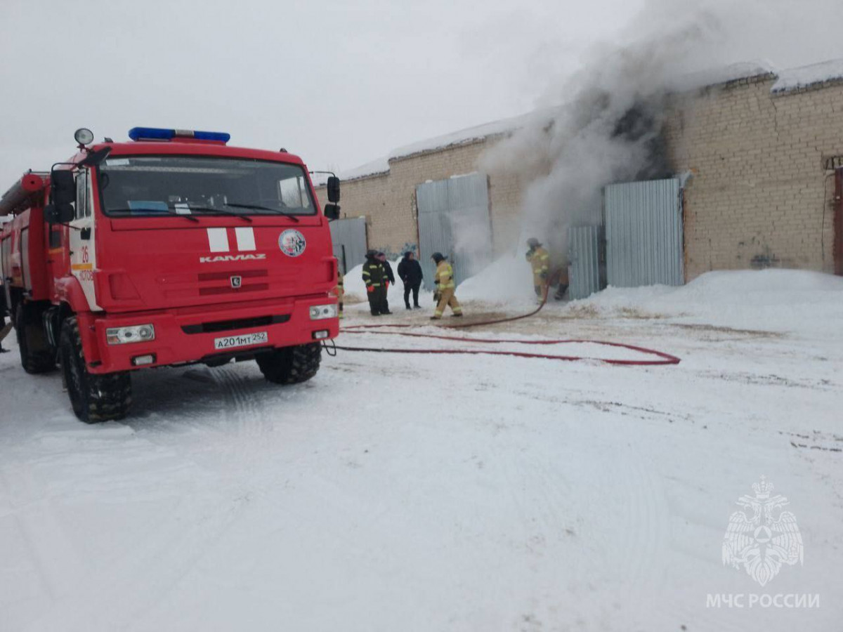 Пожар произошел на территории совхоза в поселке Шелокша Кстовского округа |  Информационное агентство «Время Н»