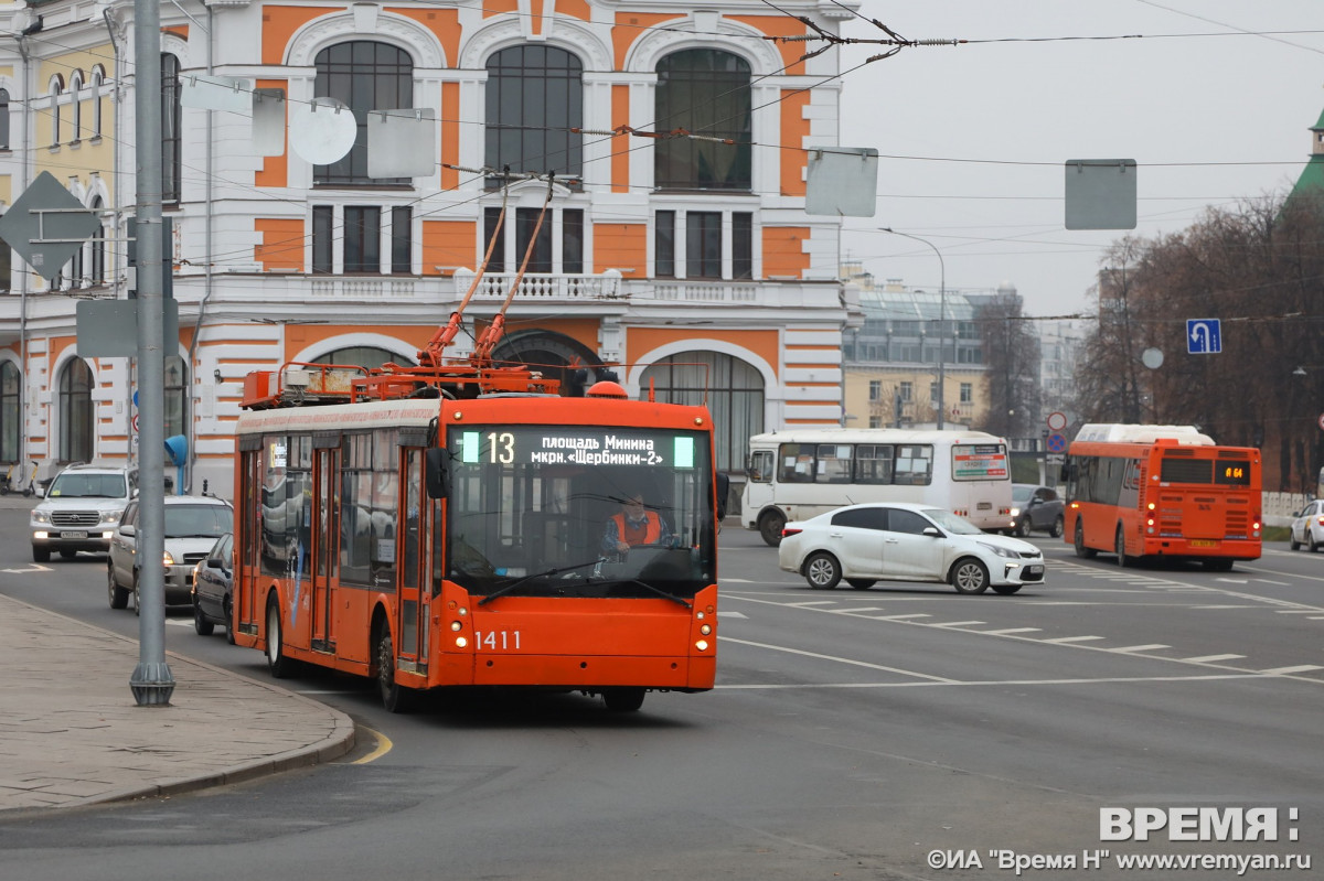 Движение троллейбусов №25 возобновлено в Нижнем Новгороде