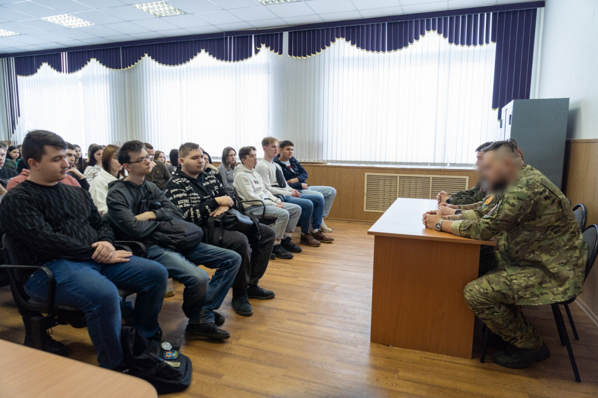 Студенты нижегородских колледжей встретились с участниками СВО |  Информационное агентство «Время Н»