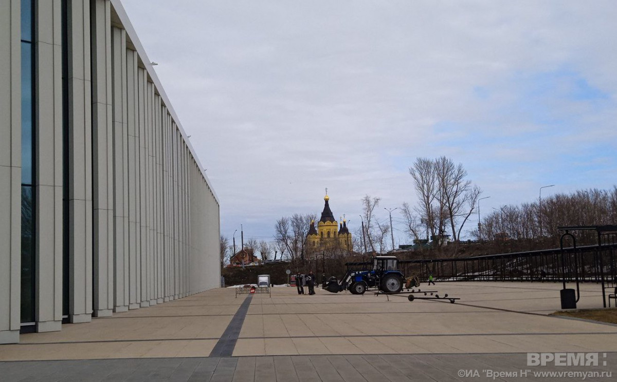 «Строителей будущего» демонтировали на Нижегородской ярмарке