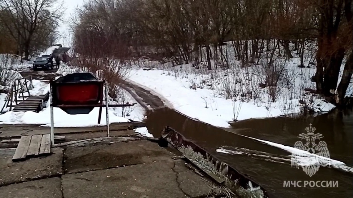 Еще один мост в Нижегородской области подтопило в ходе паводка