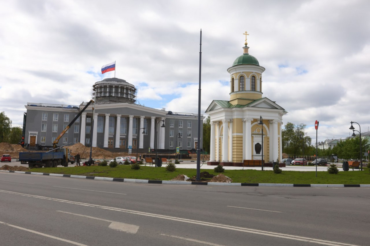 Новое освещение установят на Свадебной площади в Дзержинске
