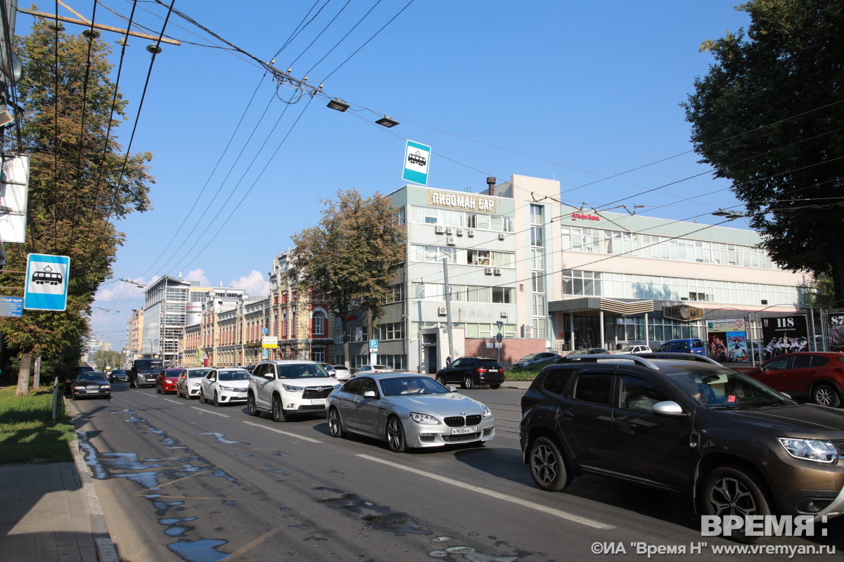 Серьезные пробки затрудняют движение в Нижнем Новгороде 17 мая