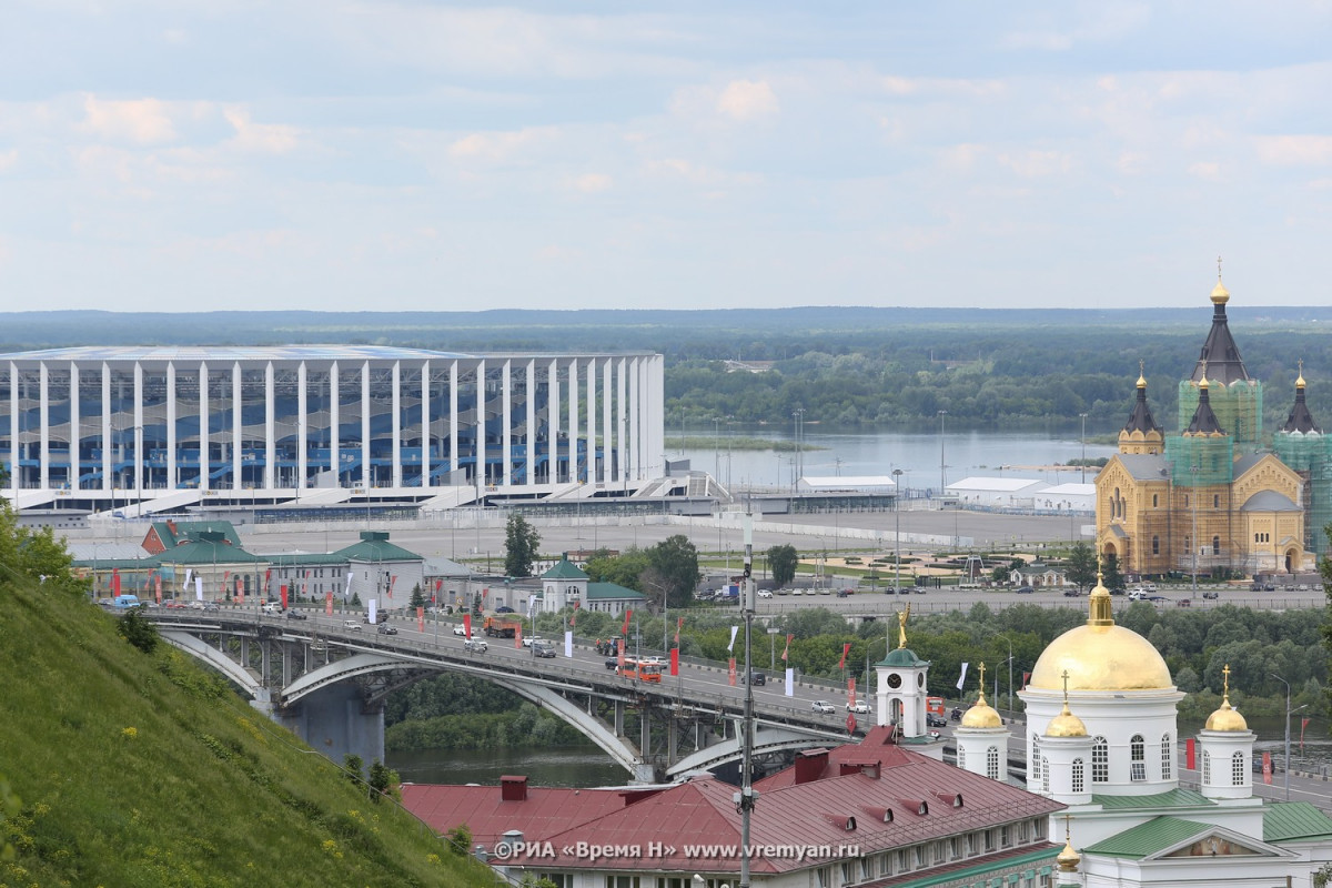 Облачно с прояснениями и +26°С будет в Нижнем Новгороде 10 июня