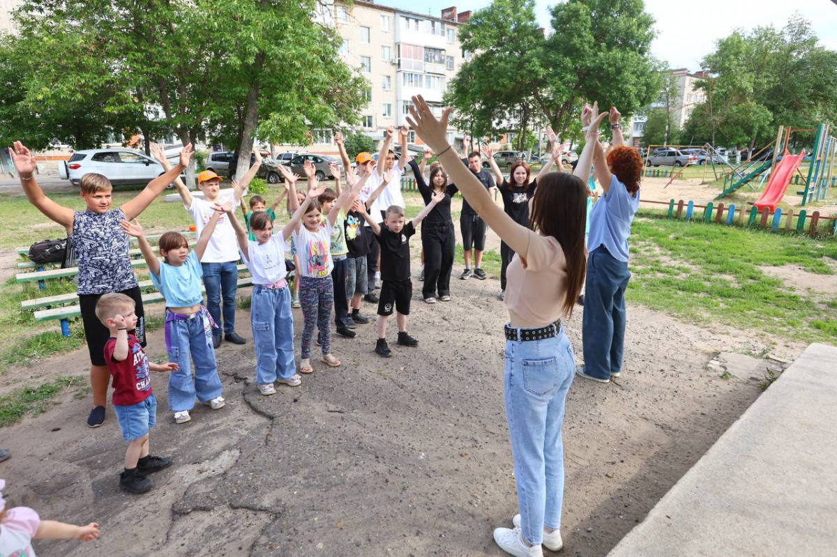 Площадки «Дворовой практики» будут работать в Дзержинске все лето