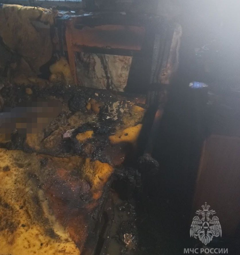 Нижегородка погибла на пожаре из-за неосторожного курения
