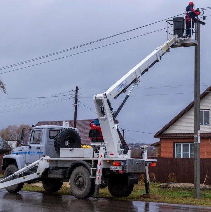 Нижегородские энергетики восстанавливать нарушенное непогодой электроснабжение