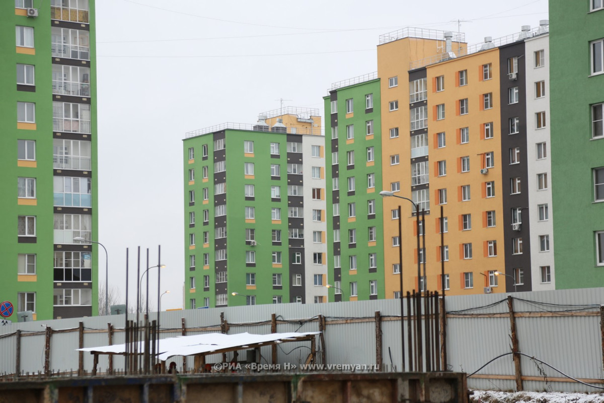 Ввод жилья в Нижегородской области вырос на 12,5%