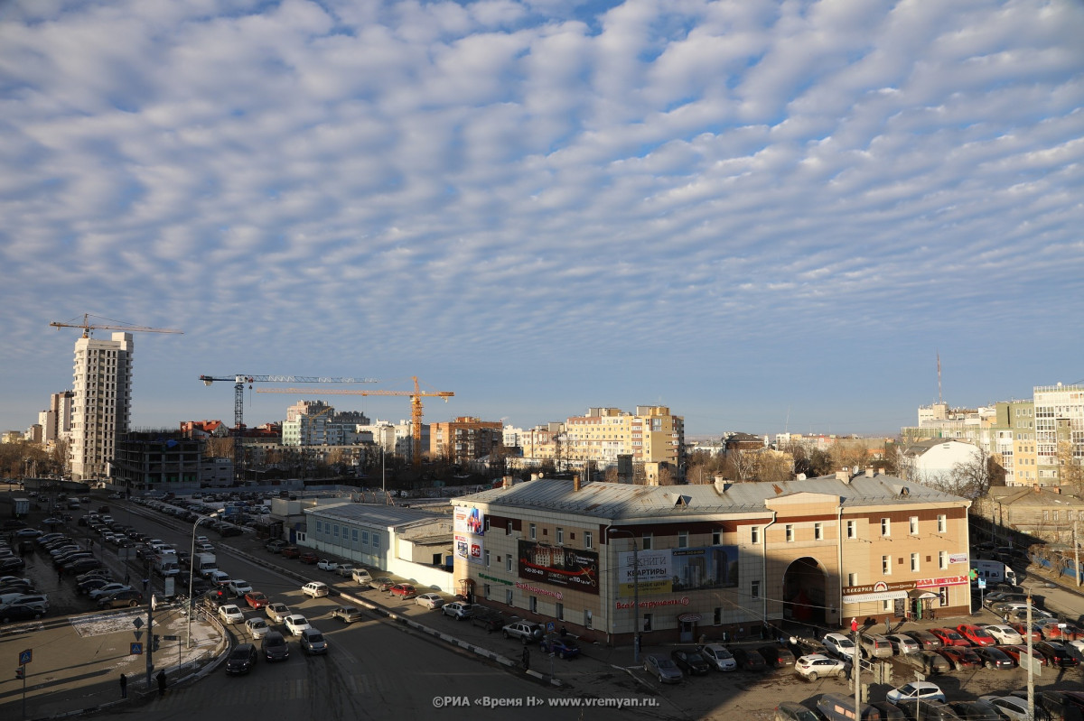 Облака-мамматусы заметили в небе над Нижним Новгородом