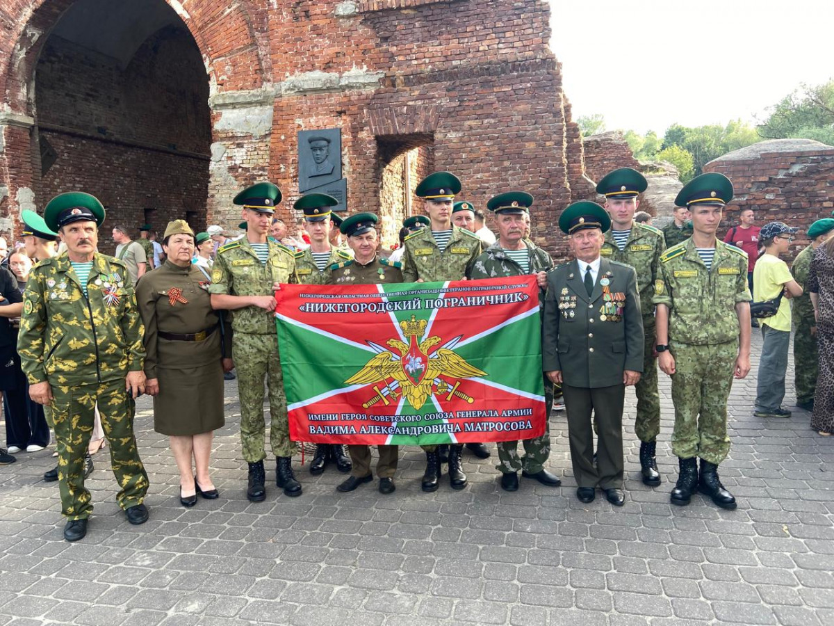 Нижегородские ветераны пограничники встретили 22 июня в Брестской крепости