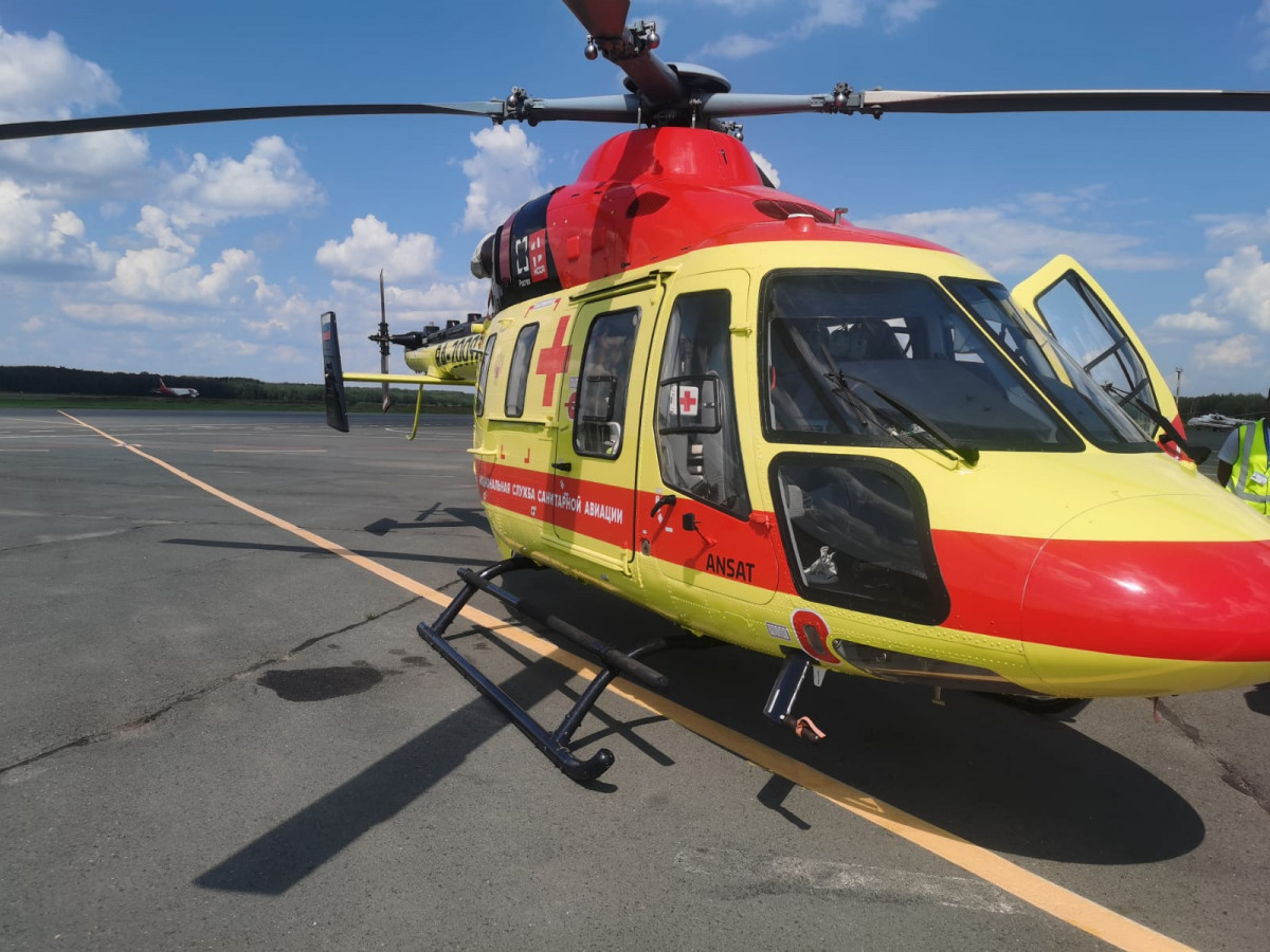 Почти 220 вылетов совершили вертолеты нижегородской санавиации в первом полугодии