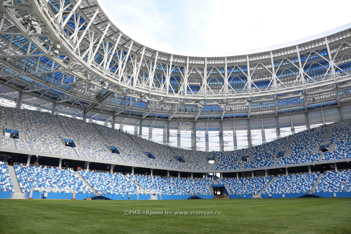 Крышу гейта восстановили на стадионе «Нижний Новгород»
