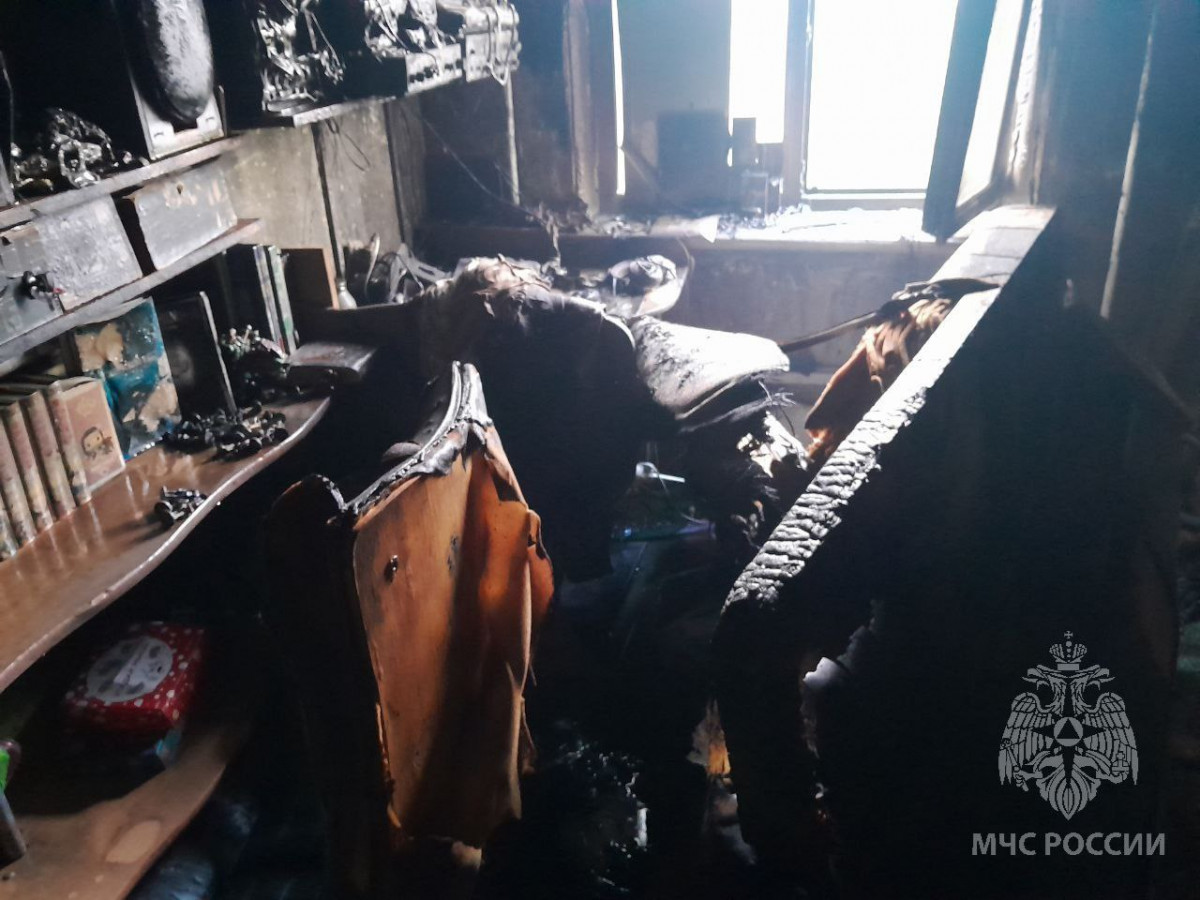 Пожарные ликвидировали возгорание в Советском районе Нижнего Новгорода