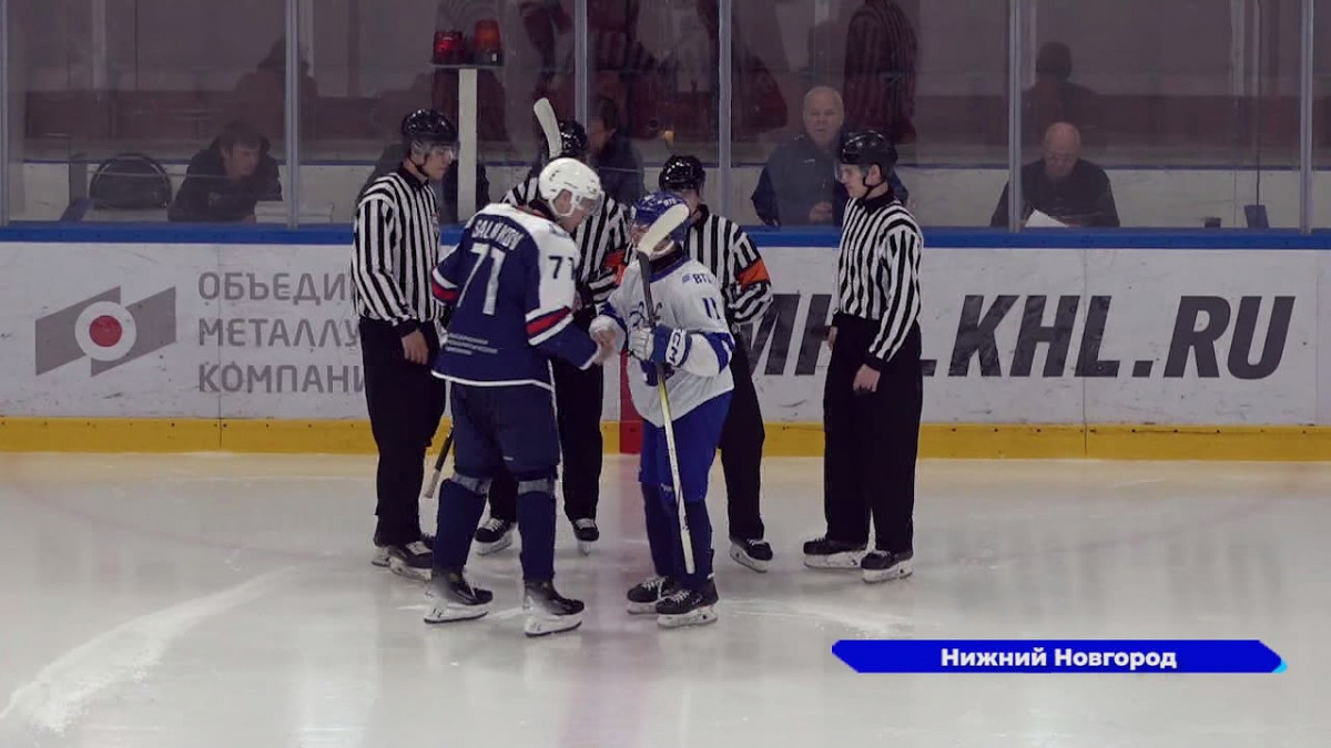 Нижегородский хоккейный клуб «Чайка» одержал победу над московским «Динамо»