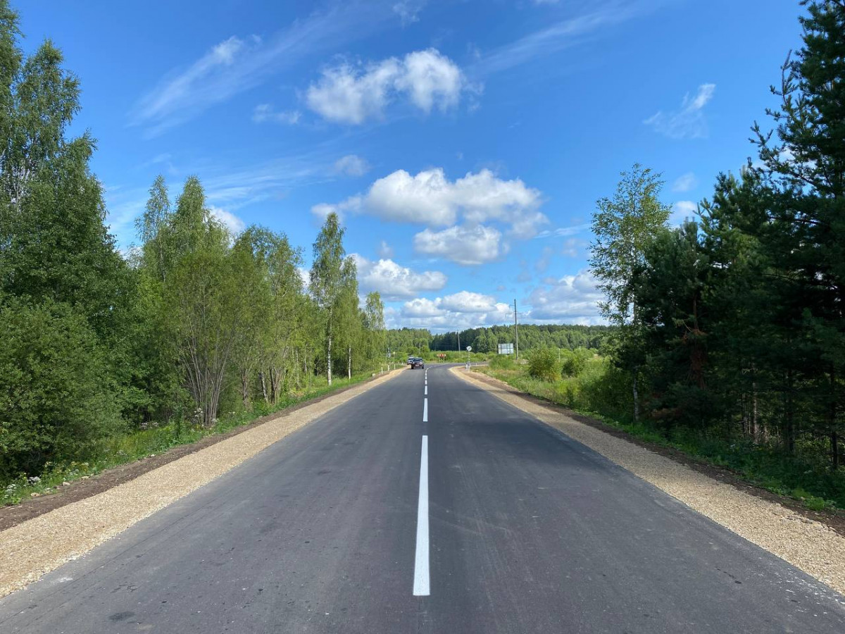 В Тонкинском округе по нацпроекту отремонтировали участок дороги в село Большое Содомово