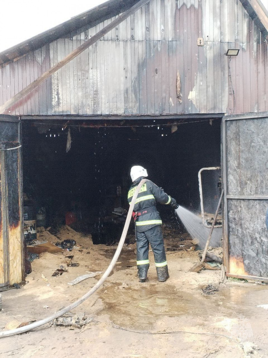 Молодой человек пострадал на пожаре в Нижегородской области