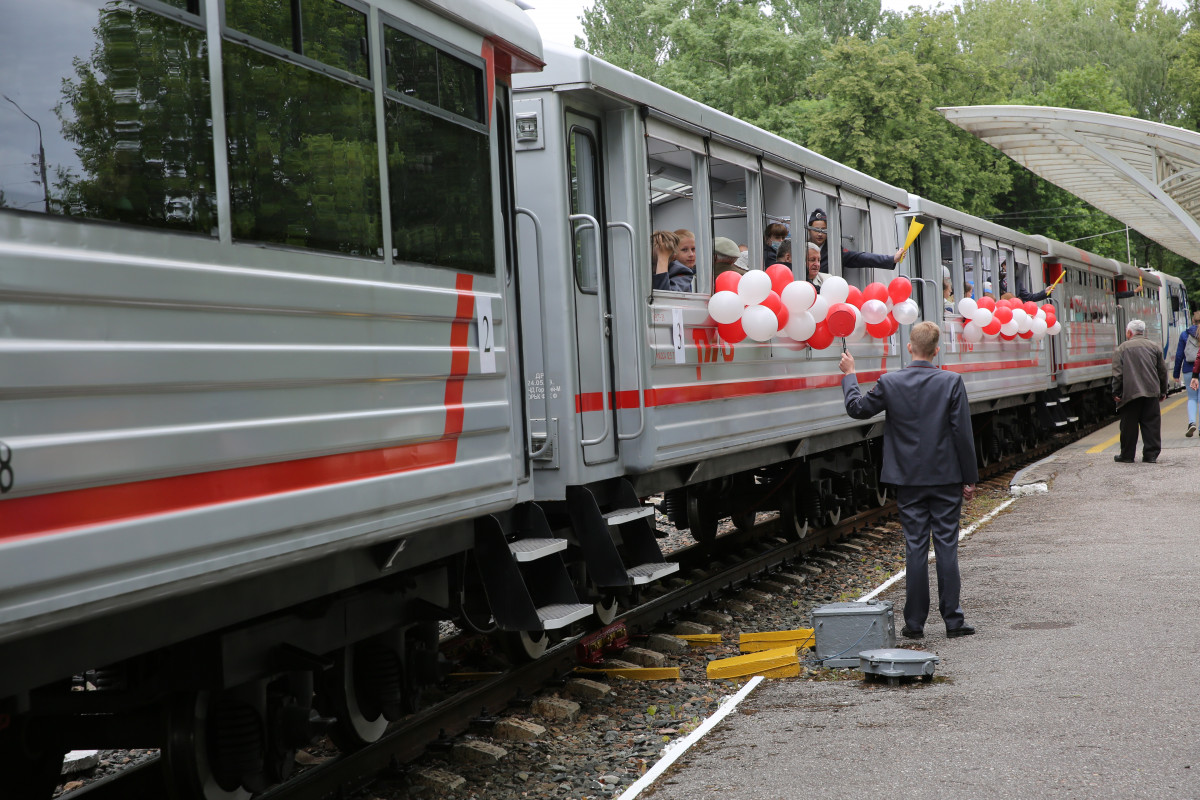Почти 8 тысяч человек перевезла Детская железная дорога в Нижнем Новгороде с начала лета
