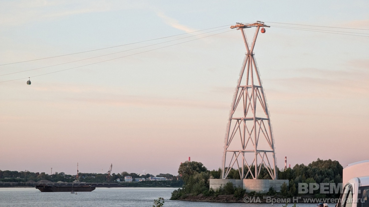 Работа канатной дороги в Нижнем Новгороде приостановлена