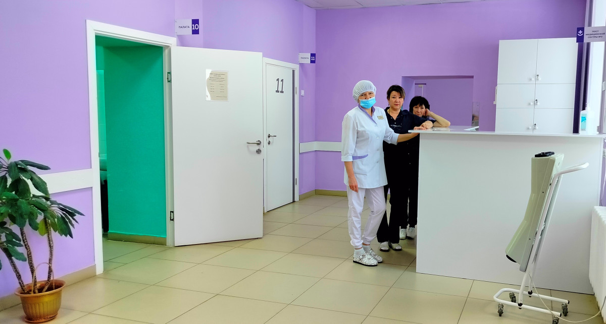 В Лысковской ЦРБ капитально отремонтировали терапевтическое отделение и зону регистратуры в приемном покое