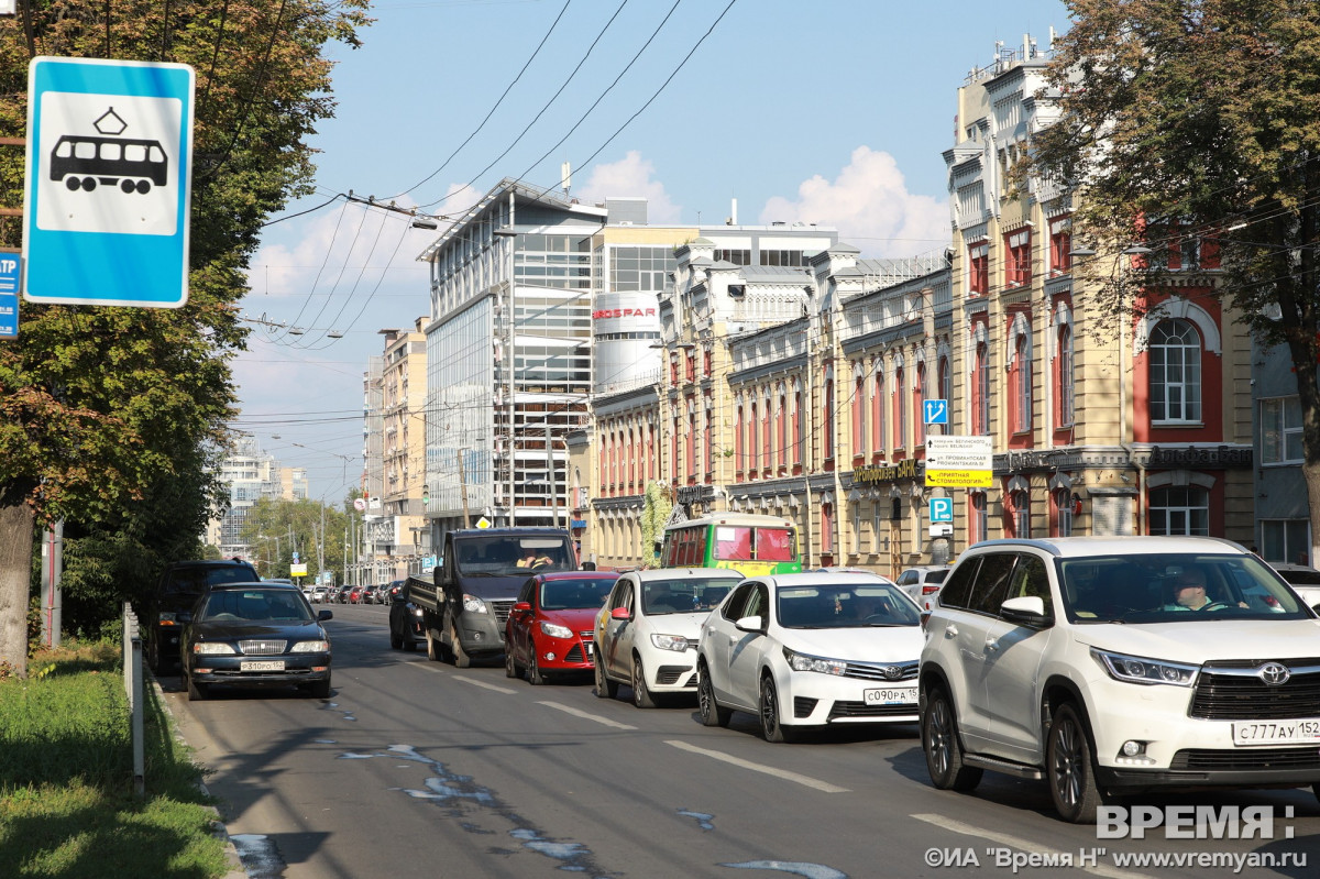 Парковку вдоль улицы Белинского в Нижнем Новгороде могут запретить