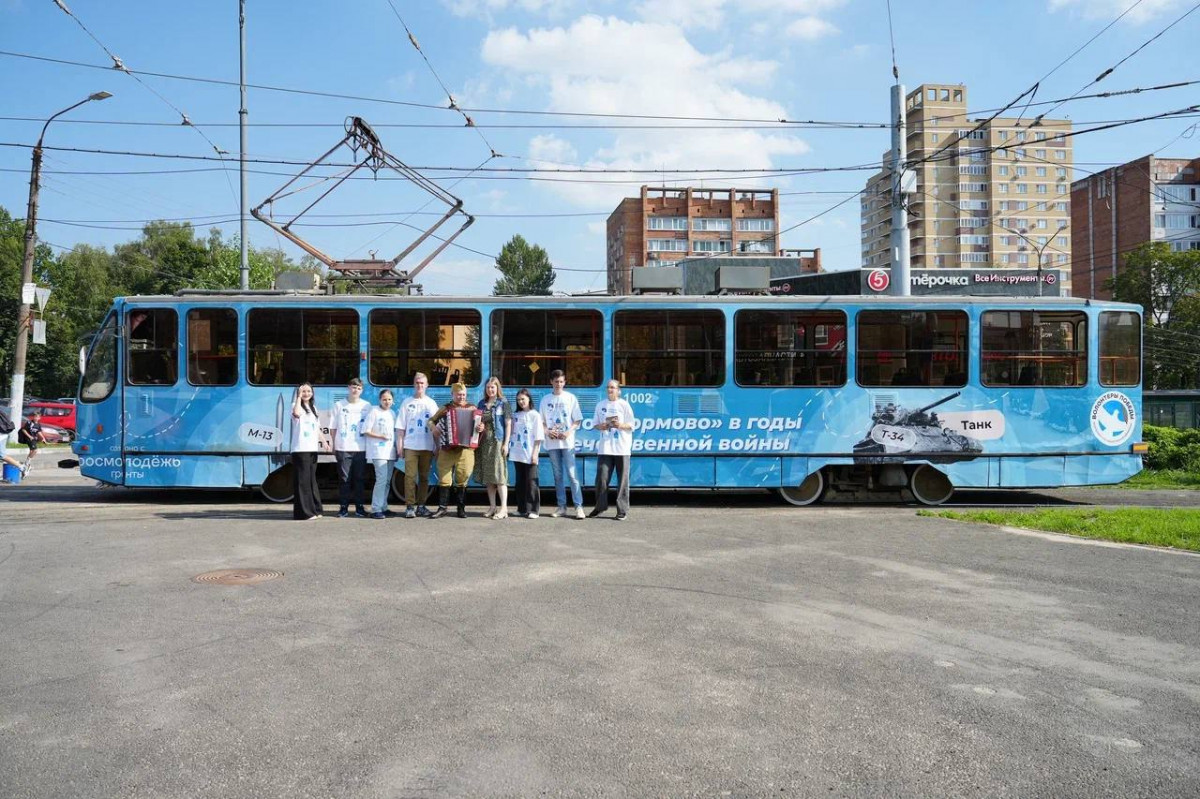 Новый «Вагон Победы» начал курсировать в Нижнем Новгороде