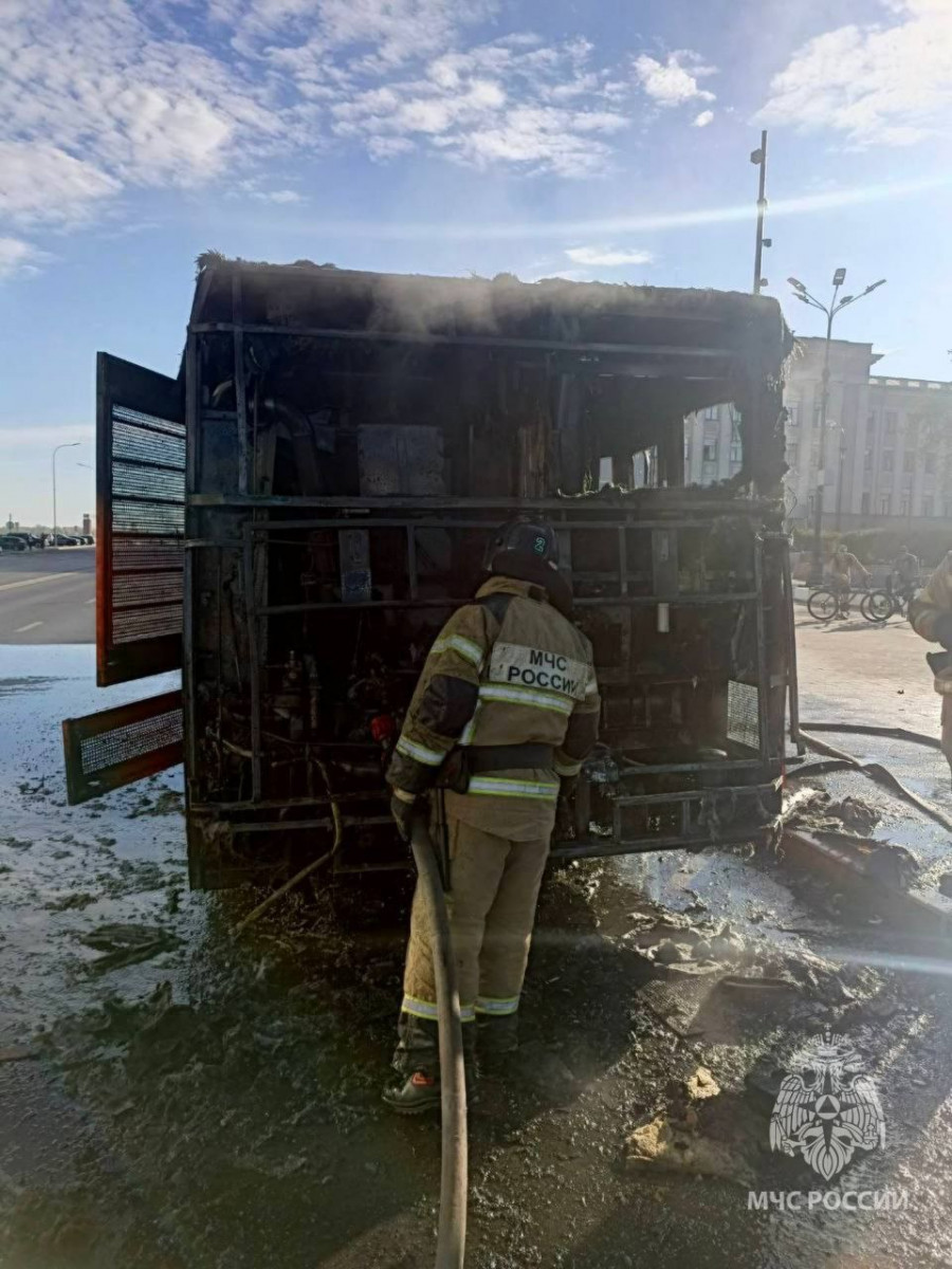 Прокуратура проводит проверку после пожара в нижегородском автобусе