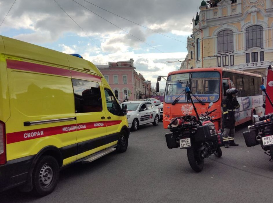 Стали известны подробности ДТП с автобусом в центре Нижнего Новгорода