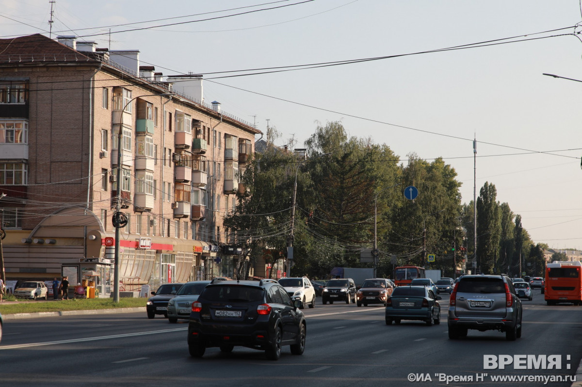 Пробки сковали движение в Нижнем Новгороде вечером 4 октября