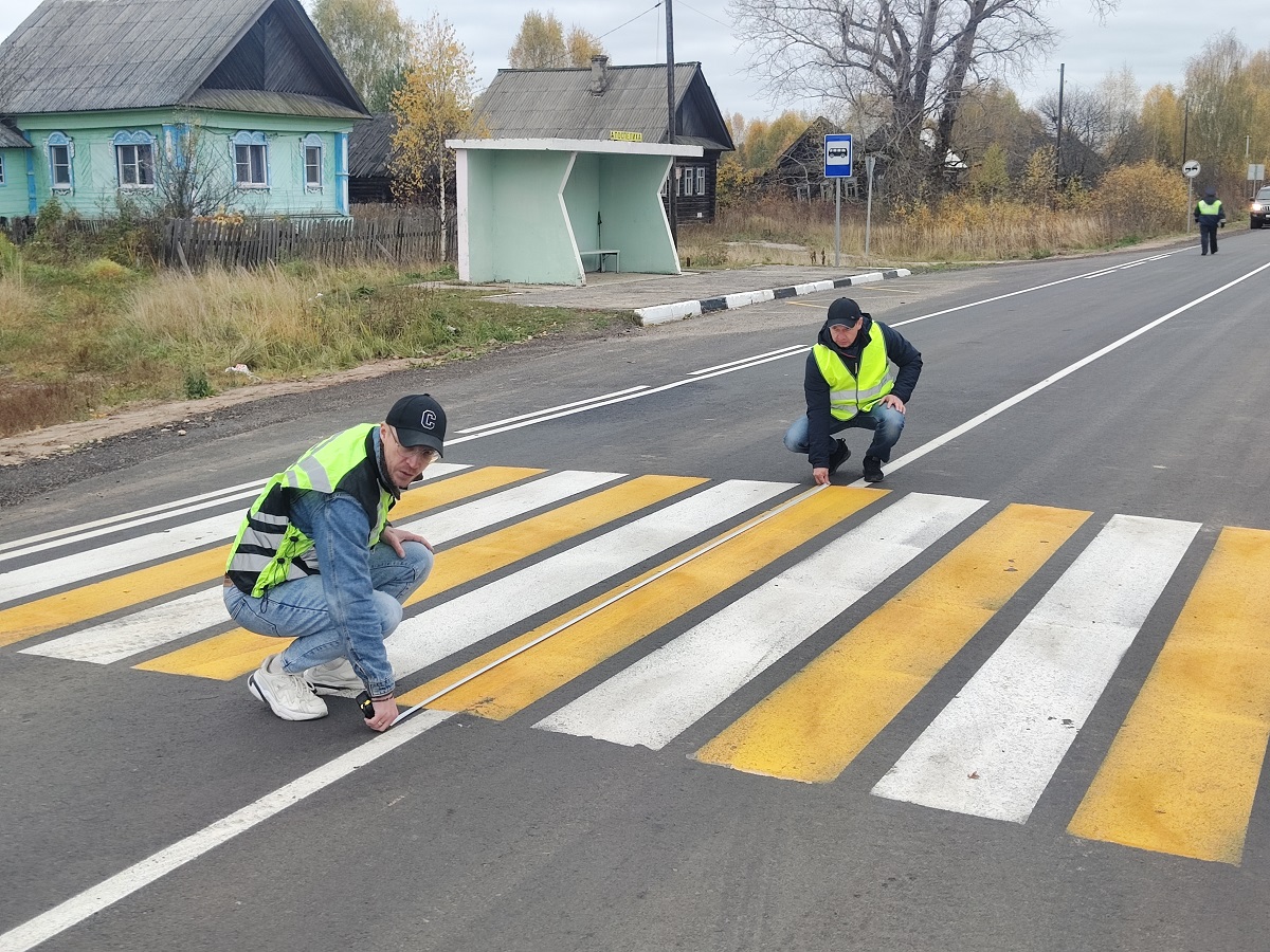 Завершен ремонт участка дороги, соединяющей Нижегородскую и Костромскую области