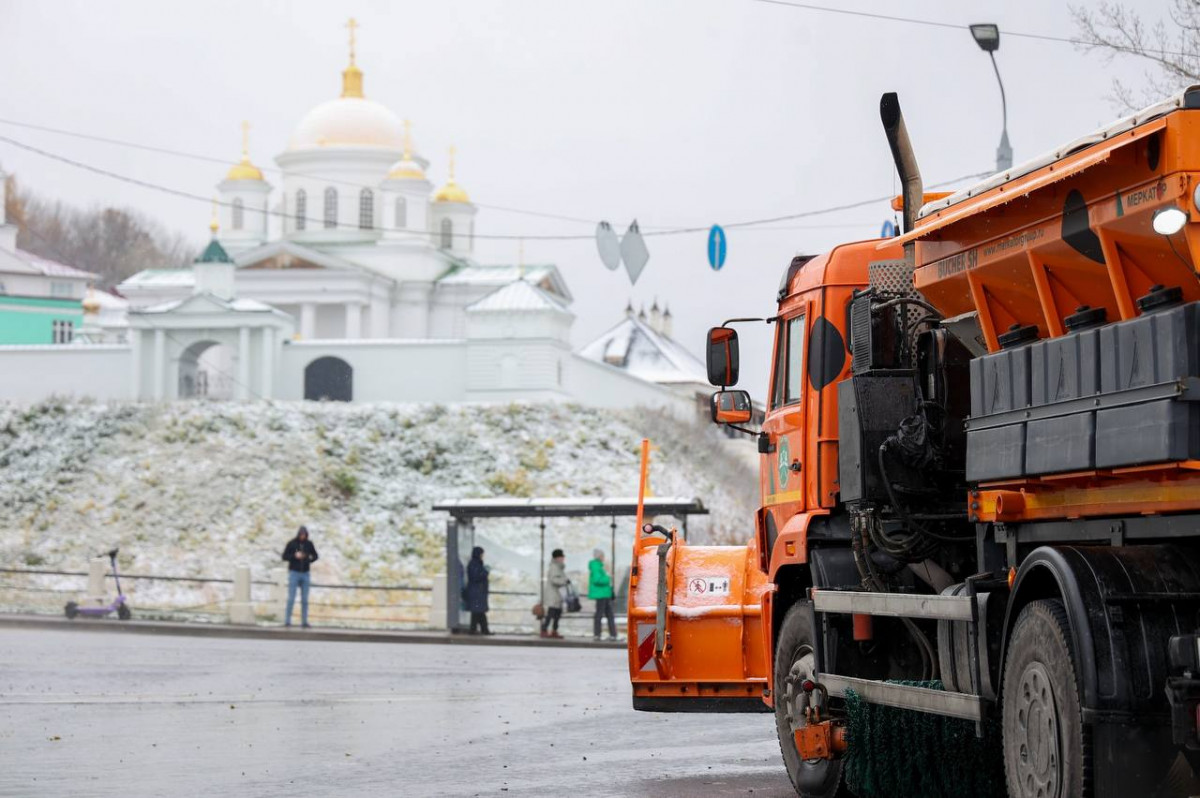 Глава города проанализировал состояние дорог в условиях снегопада в Нижнем Новгороде