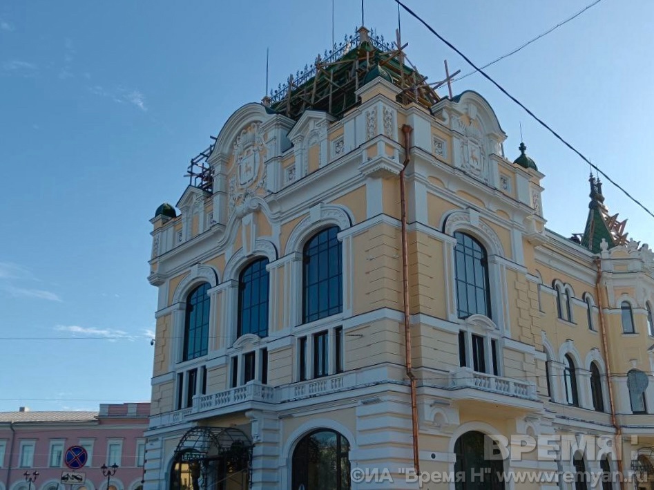 Сроки реставрации «Дворца труда» в Нижнем Новгороде могут вновь скорректировать