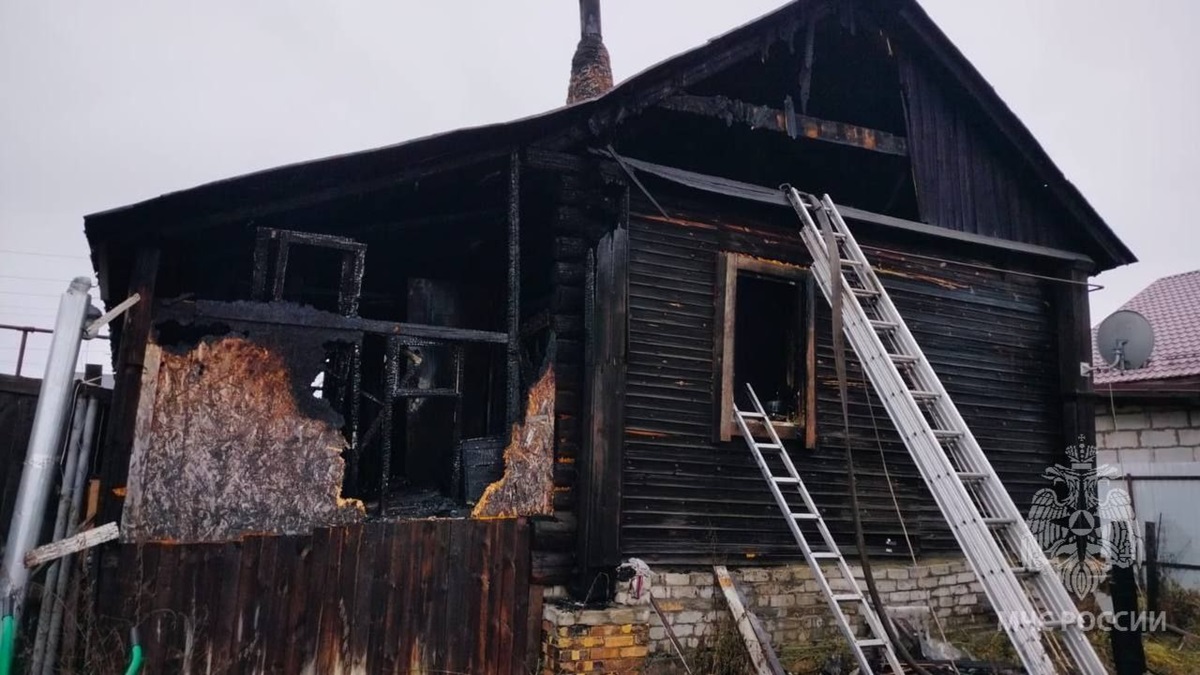 На пожаре в Нижегородской области погиб мужчина